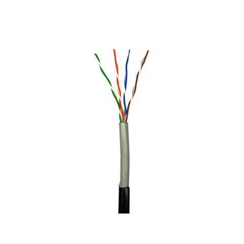 Кабель сетевой витая пара для наружных работ Gear CAT.5E UTP–CCA–4Px2x0.51 Outdoor PVC+PE