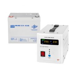 Комплект резервного питания LogicPower B800 + мультигелевая батарея 540Wh