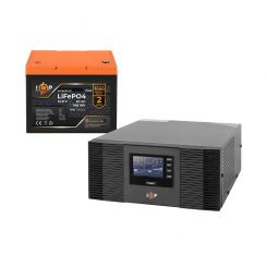 Комплект резервного питания LogicPower B1500 + литиевая (LiFePO4) батарея 768 Wh