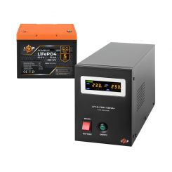 Комплект резервного питания LogicPower B1500 + литиевая (LiFePO4) батарея 820 Wh