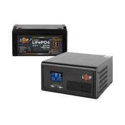 Комплект резервного питания LogicPower B1500 + литиевая (LiFePO4) батарея 2560 Wh
