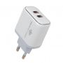 Зарядка для телефону LogicPower 35W (Type-C + USB) QC + кабель (Type C to Lightning)