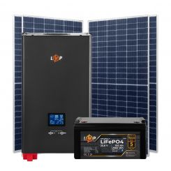 Комплект СЭС 2.5kW АКБ 2.56kWh (литий) 100 Ah Премиум (без комплектующих)