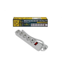 Сетевой фильтр LP-X5 1.8 м Grey