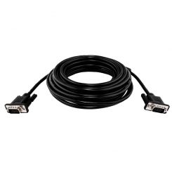 Кабель VGA-10.0BK 10 м черный (с двумя ферритовыми кольцами)