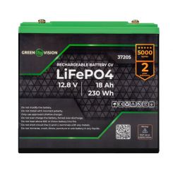Аккумулятор GV LiFePО4 12V (12,8V) - 18 Ah (230Wh)