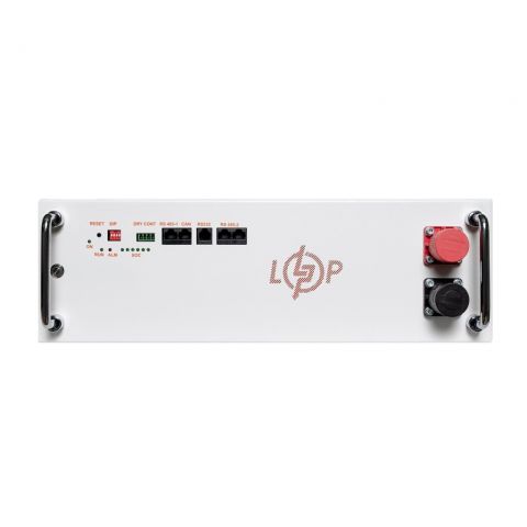 Аккумулятор LP LiFePO4 51,2V - 100 Ah (5120Wh) (BMS JK 100A/50А) RM RS485/CAN WH