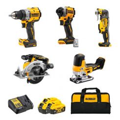 Набор из пяти инструментов аккумуляторных DeWALT DCK502P3 Набор из пяти инструментов аккумуляторных DeWALT DCK502P3
