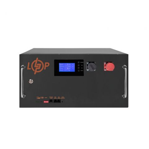 Акумулятор LP LiFePO4 51,2V - 230 Ah (11776Wh) (BMS SP 200A/100А) RM RS485/CAN LCD BL