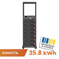 Аккумулятор LP LiFePO4 Battery HVM 358,4V 100Ah (35840 Wh) BMS 125А AB Lrack black