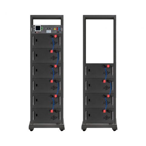 Акумулятор LP LiFePO4 Battery HVM 512V 280Ah (143360 Wh) BMS 125А AB Lrack black