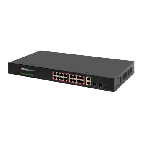 Коммутатор сетевой POE GV-022-D-16G+2PG+2SFP