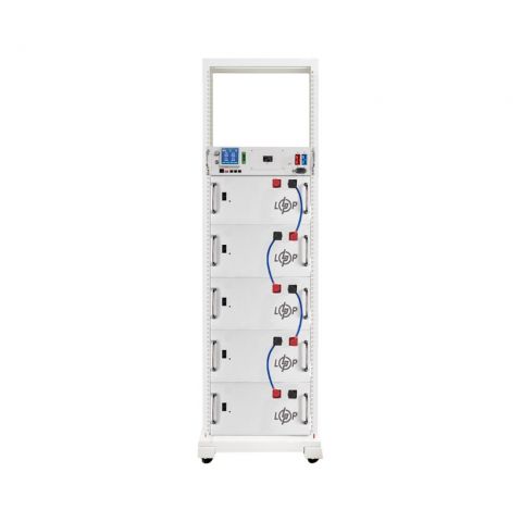 Аккумулятор LP LiFePO4 Battery HVM 256V 280Ah (71680 Wh) BMS 125А AB Lrack white