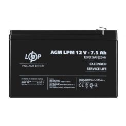 Распродажа Аккумулятор AGM LPM 12V - 7.5 Ah