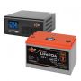 КРП LogicPower B430 + литиевая (LiFePO4) батарея 1280 Ватт (19406+37476 100 Ah)