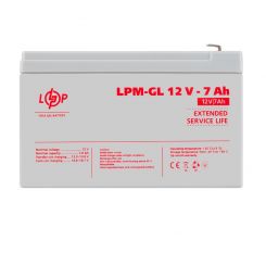 Розпродаж Акумулятор гелевий LPM-GL 12V - 7 Ah