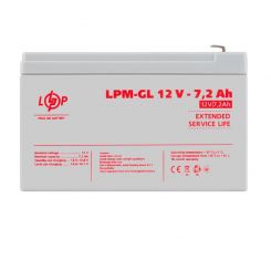 Розпродаж Акумулятор гелевий LPM-GL 12V - 7.2 Ah