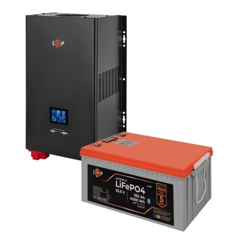 Комплект резервного питания LogicPower 3500W + литиевая (LiFePO4) батарея 4096Wh
