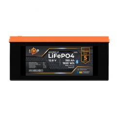 Акумулятор LP LiFePO4 12,8V - 150 Ah (1920Wh) (BMS 150A/75А) пластик Smart BT