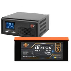 Комплект резервного питания LogicPower ИБП 600W + литиевая (LiFePO4) батарея 1920 Wh