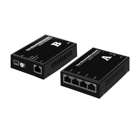 Медиаконвертер пара GV-1004G- F/X- 20KM A (1000Мб/с) + GV-1001F- F/X- 20KM B (1000Мб/с)