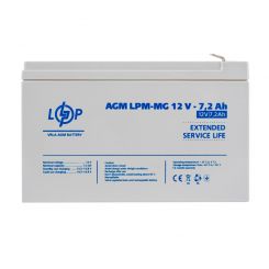 Розпродаж Акумулятор мультигелевий LPM-MG 12V - 7.2 Ah
