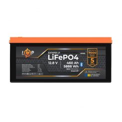 Аккумулятор LP LiFePO4 12,8V - 460 Ah (5888Wh) (BMS 200A/200А) пластик Smart BT