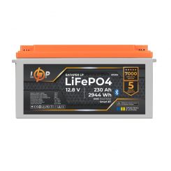 Акумулятор LP LiFePO4 12,8V - 230 Ah (2944Wh) (BMS 200A/100А) пластик Smart BT