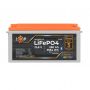 Акумулятор LP LiFePO4 12,8V - 280 Ah (3584Wh) (BMS 200A/100А) пластик Smart BT