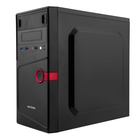 Корпус LP 6104 - 550w 12cm MATX, 2xUSB3.0+1xUSB2.0