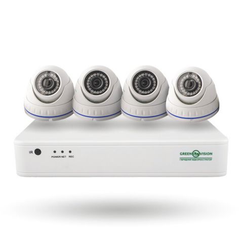 Уличный комплект видеонаблюдения на 4 камеры GV-IP-K-S30/04 1080P