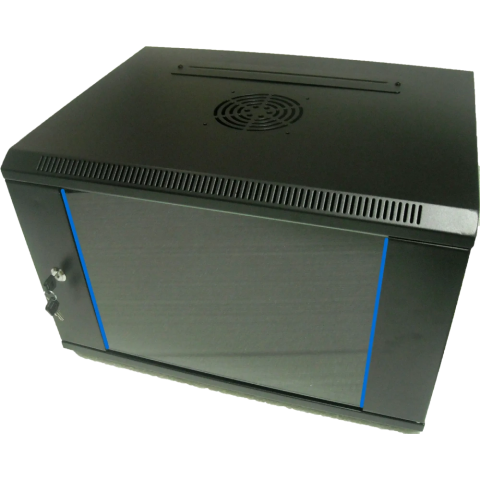 Шкаф коммутационный настенный 15U 600x600 разборный черный