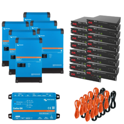 Трифазна система безперебійного живлення Victron Energy MultiPlus-II + Dyness 24 кВт / 48 кВт·год