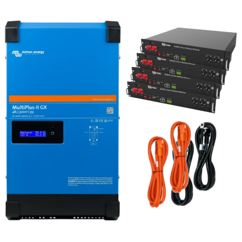 Однофазна автономна система живлення Victron Energy MultiPlus-II + Dyness 2.4 кВт / 9.6 кВт·год