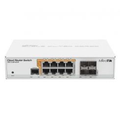 8-портовый управляемый PoE коммутатор MikroTik CRS112-8P-4S-IN
