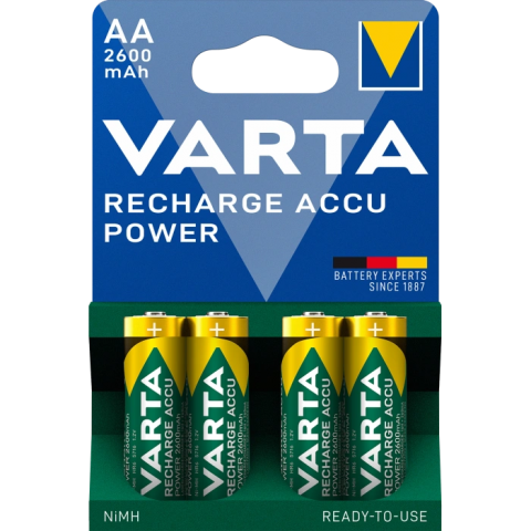 Аккумуляторы VARTA AA PROFESSIONAL ACCU 2600mAh (BLI 4)