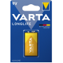 Батарейка VARTA 6LR61 LONGLIFE ALKALINE (BLI 1)