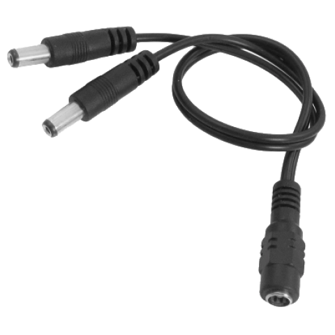 Делитель питания DC-F => 2xDC-M (D 5,5x2,5мм) 40см