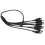 Делитель питания DC-F => 8xDC-M (D 5,5x2,5/1мм) 40см
