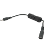 Удлинитель питания с выключателем DC-F => DC-M (D 5,5x2,5мм) Black