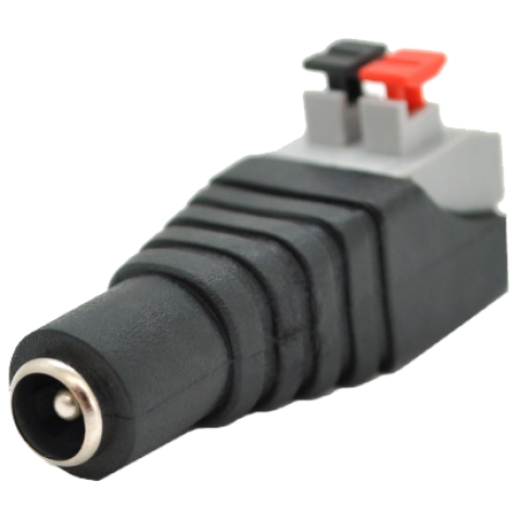 Разъем DC-F (D 5,5x2,1мм) с клеммами под ручной зажим