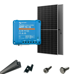 Однофазна автономна система живлення Victron Energy BlueSolar MPPT 75/15 + AIKO G645-MCH72Dw