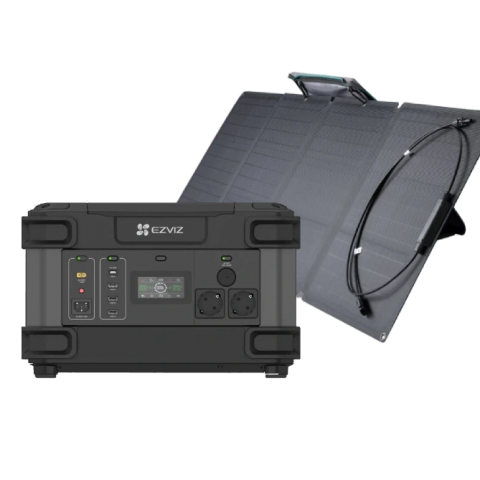 Однофазная автономная система питания Ezviz CS-PS1300 (CN066)(FR) + EcoFlow 110W 