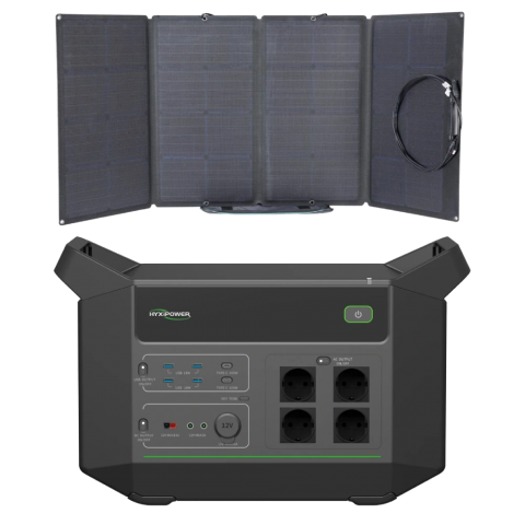 Однофазна автономна система живлення HYXiPower HYX-EA2000 + EcoFlow 160W