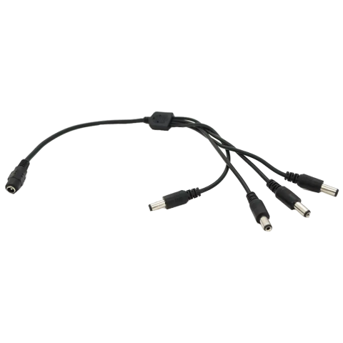 Делитель питания DC-F => 4xDC-M (D 5,5x2,5мм) 40см