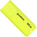 Флеш пам'ять GOODRAM 64GB UME2 YELLOW USB 2.0 64GB (UME2-0640Y0R11)