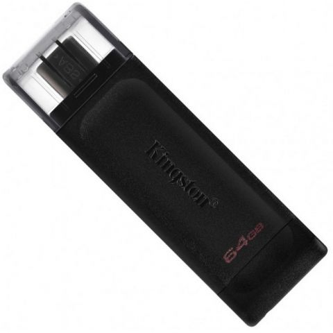 Флеш пам'ять KINGSTON 64GB USB-C 3.2 Gen 1 DataTraveler 70 (DT70/64GB)