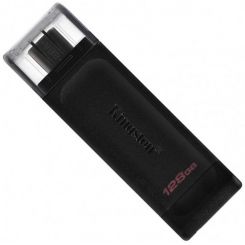 Флеш пам'ять KINGSTON 128GB USB-C 3.2 Gen 1 DataTraveler 70 (DT70/128GB)