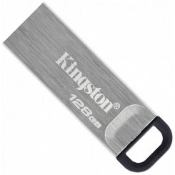 Флеш пам'ять KINGSTON DataTraveler Kyson 128GB USB 3.2 Silver/Black (DTKN/128GB)