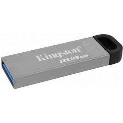 Флеш пам'ять KINGSTON DataTraveler Kyson 256GB USB 3.2 Silver/Black DTKN/256GB (DTKN/256GB)